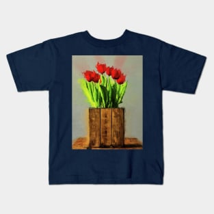 Tulip Watercolour Kids T-Shirt